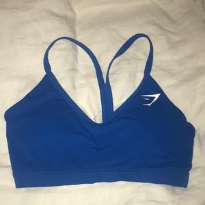 V neck sports bra